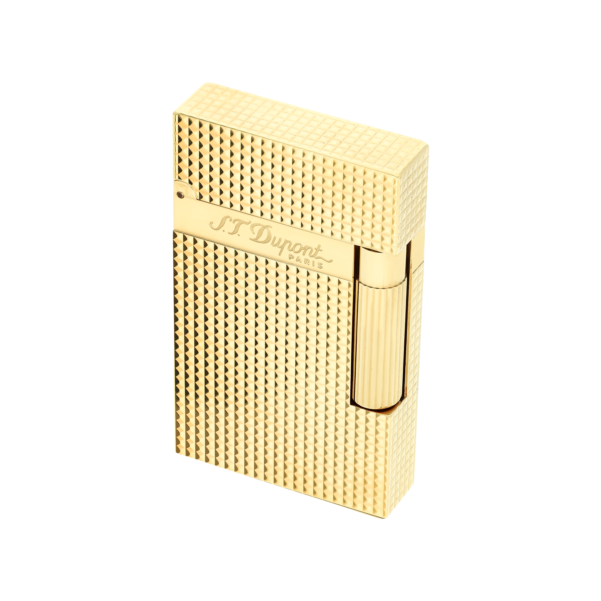 Ligne 2 Lighter with Yellow Gold Finish view 4