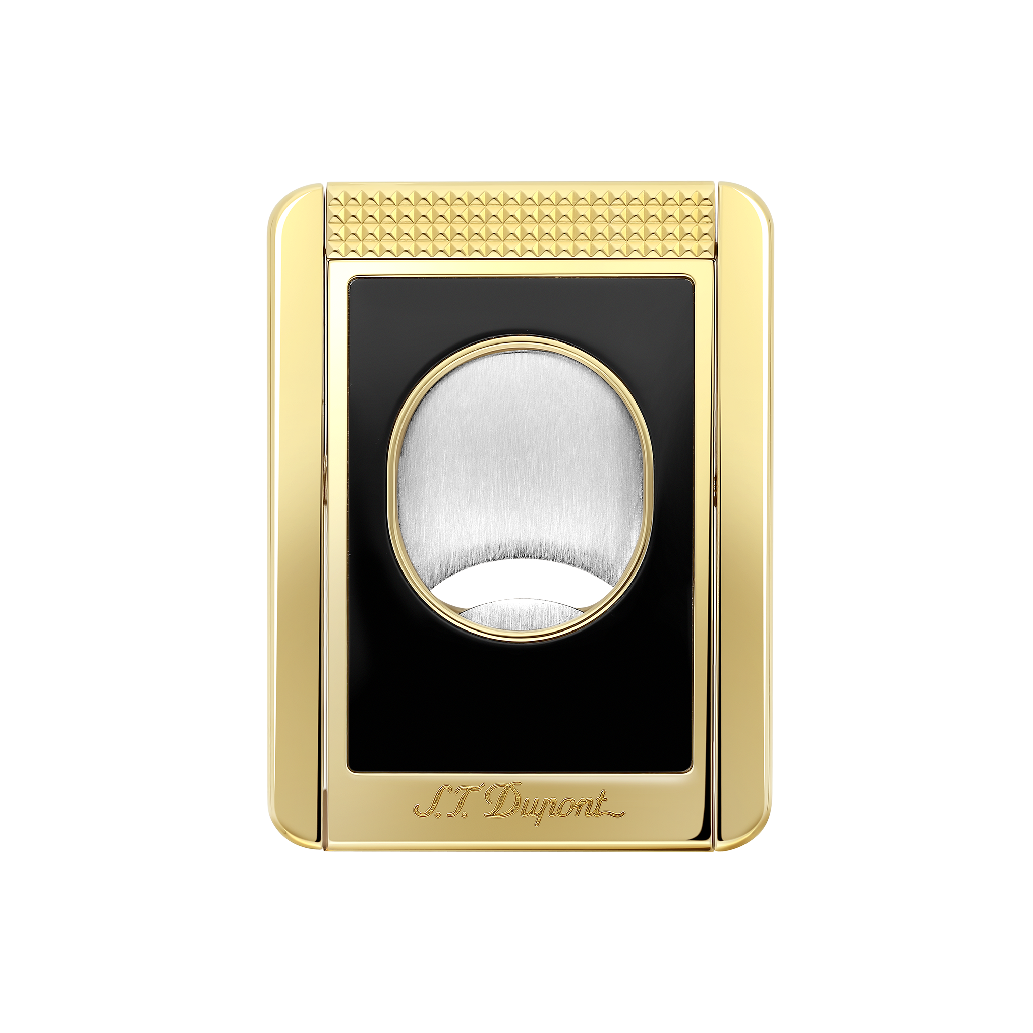 S.T. Dupont Black and Gold Cigar Cutter Stand view 3
